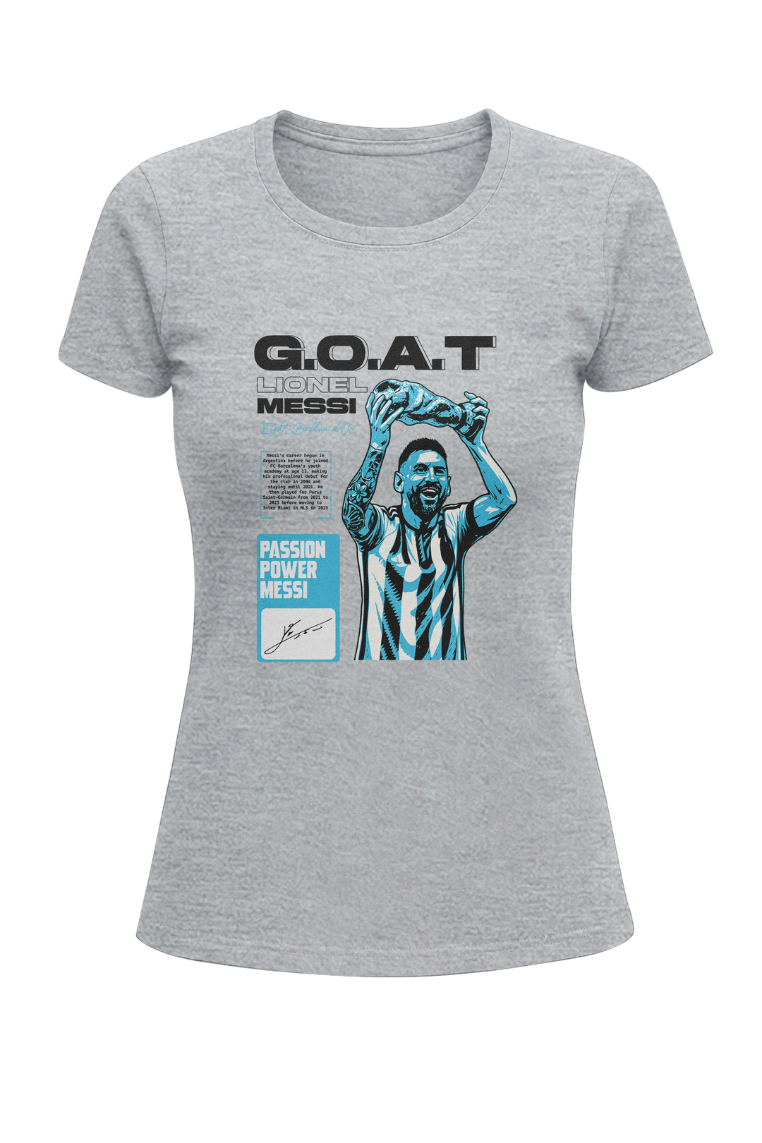 Lionel Messi “G.O.A.T” - Women's Classic T-Shirt