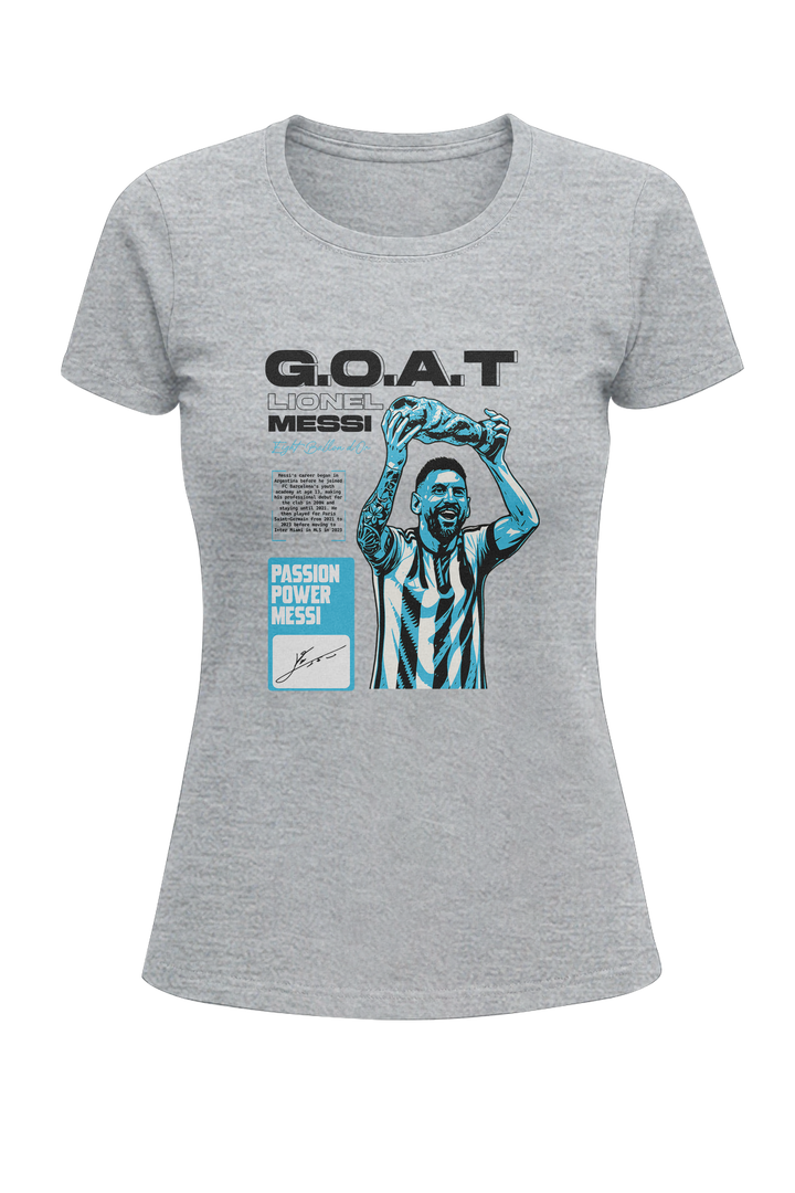 Lionel Messi “G.O.A.T” - Women's Classic T-Shirt