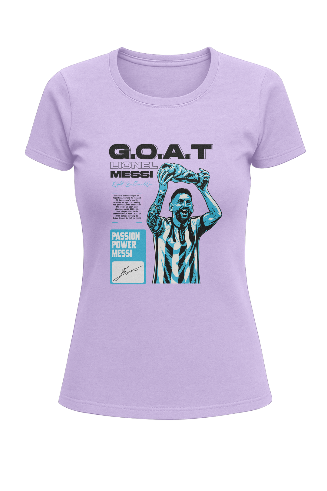 Lionel Messi “G.O.A.T” - Women's Classic T-Shirt