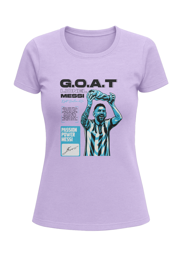 Lionel Messi “G.O.A.T” - Women's Classic T-Shirt