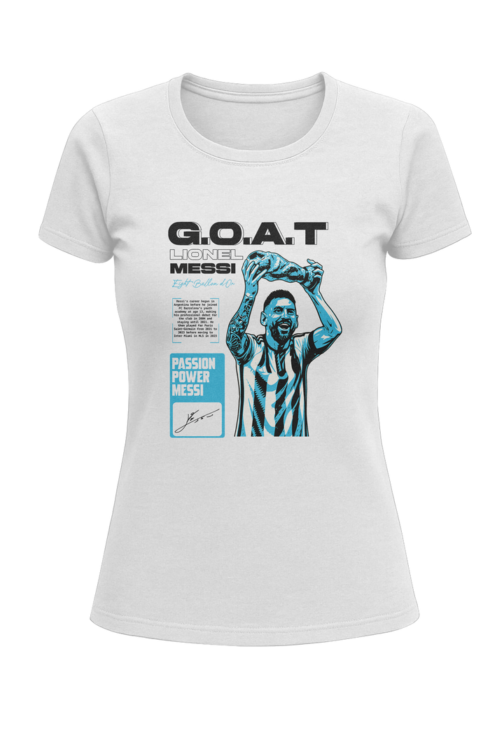 Lionel Messi “G.O.A.T” - Women's Classic T-Shirt