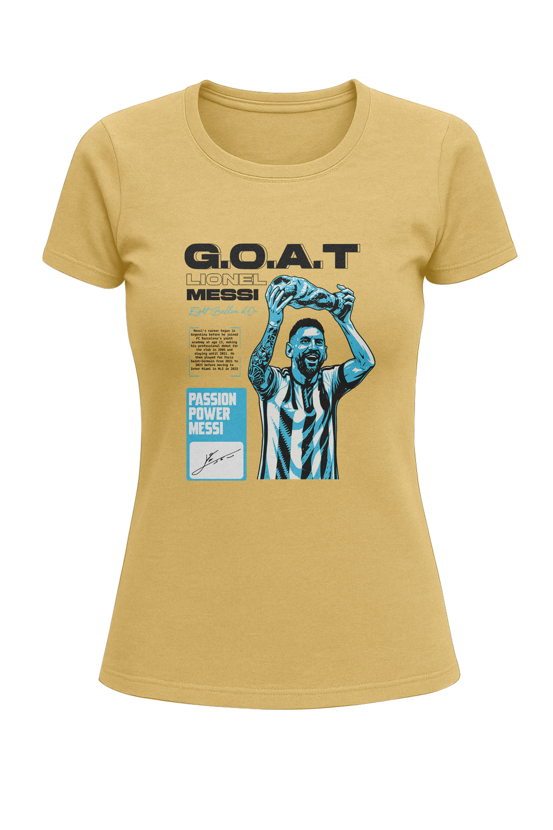 Lionel Messi “G.O.A.T” - Women's Classic T-Shirt