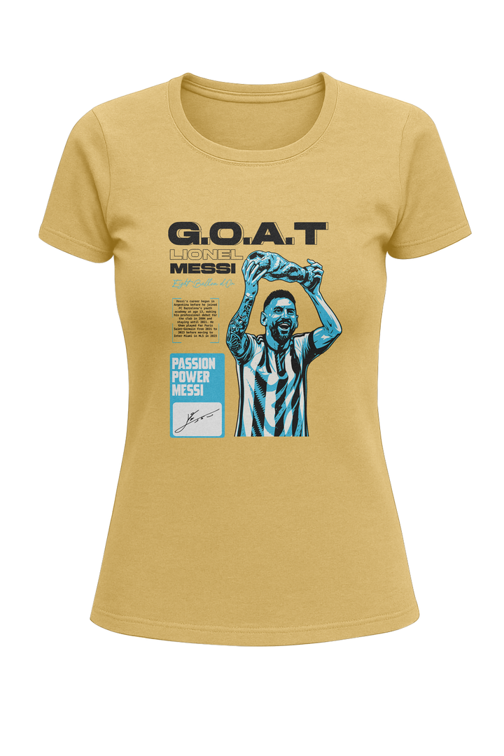 Lionel Messi “G.O.A.T” - Women's Classic T-Shirt