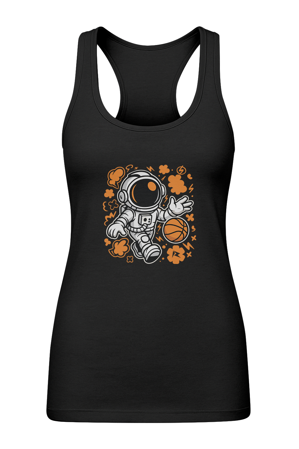 Cosmic Crossover Astronaut Basketball - Women's Tank Top