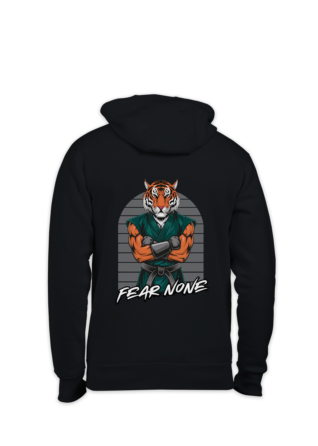 Women's FEAR NONE Tiger Zip Hoodie