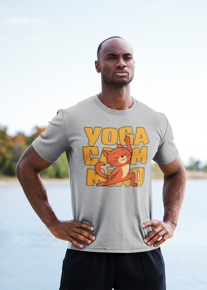 YOGA CALM MIND - Men's Classic Crew T-Shirt