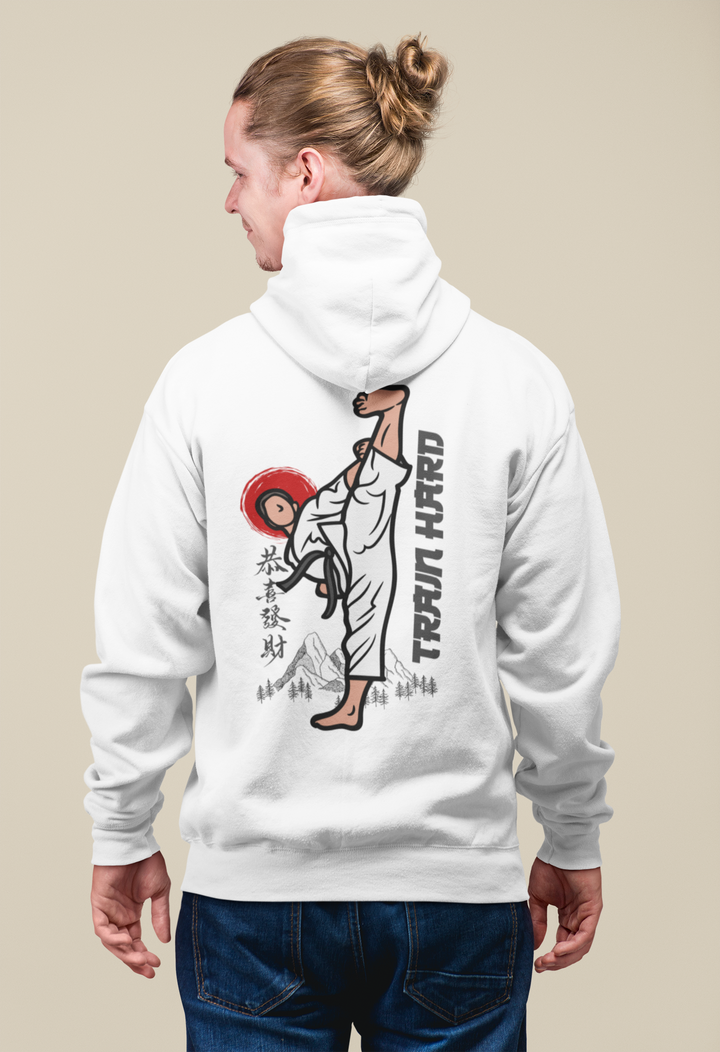 Men's TRAIN HARD Zip Hoodie