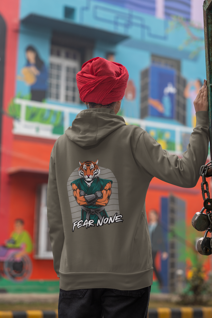 Tiger Warrior Fear None Hoodie