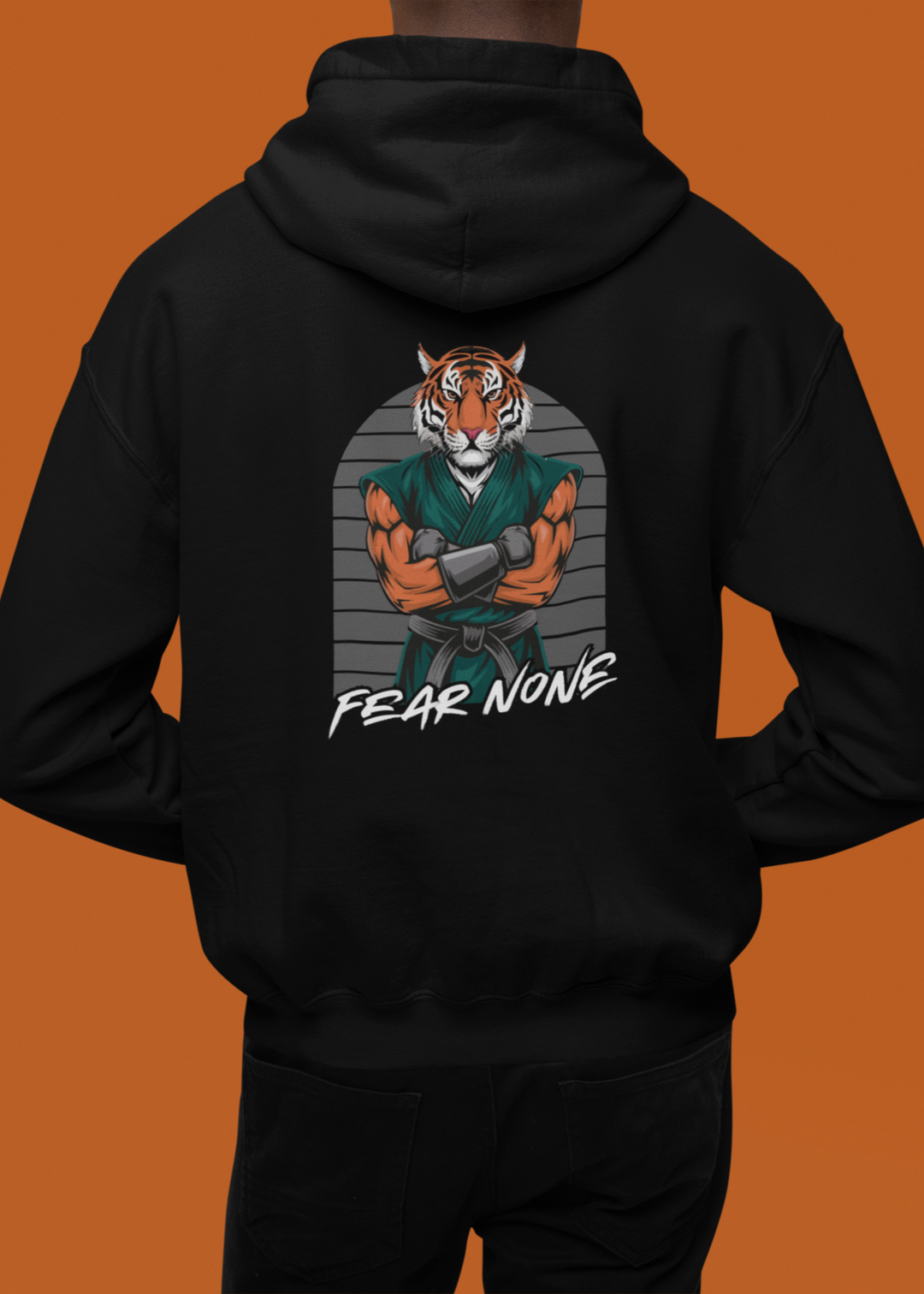 Tiger Warrior Fear None Hoodie