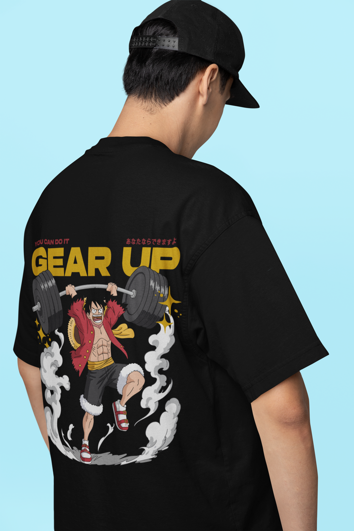 Gear Up - Men's Oversized Classic T-Shirt