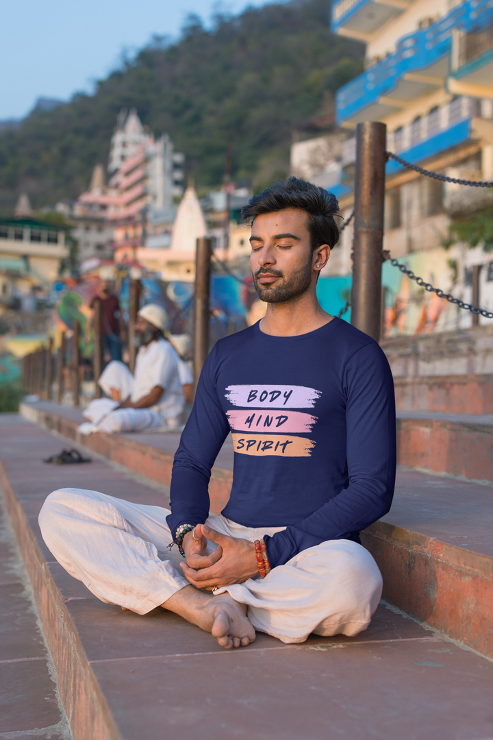 Mindful Living Body Mind Spirit T-Shirt