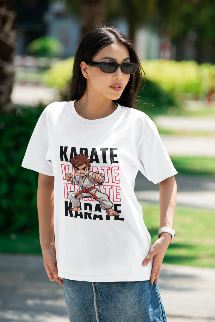 Karate Champ Terry Oversized T-Shirt