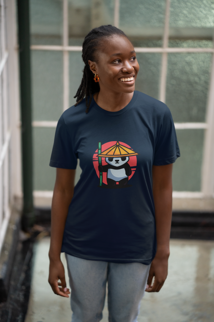 Samurai Panda Supima T-Shirt