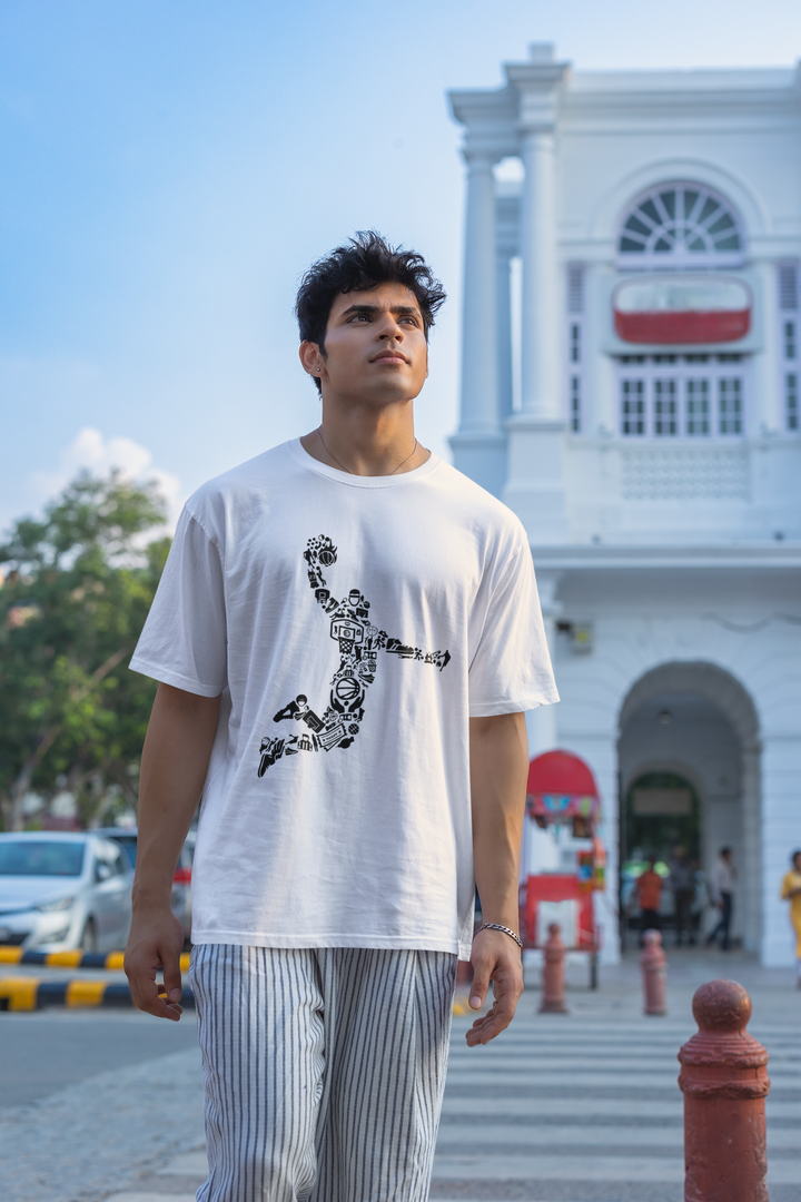 Masked Momentum - Men's Oversized Classic T-Shirt