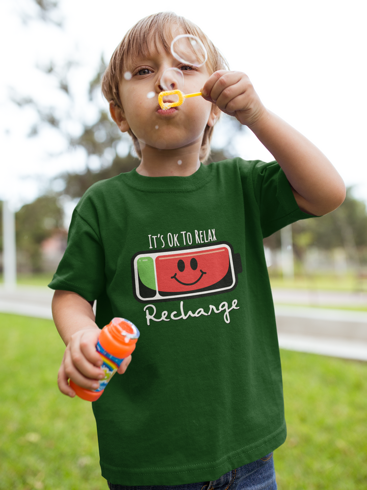 It’s OK to Relax - Kid's Crew Neck T-Shirt