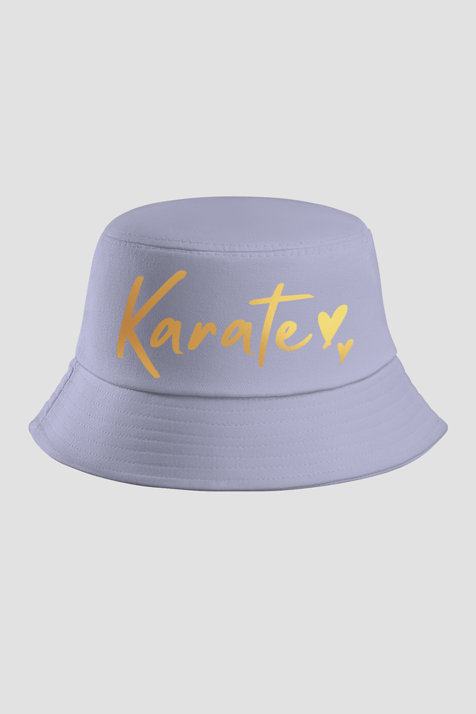 Karate Gold Script Bucket Hat