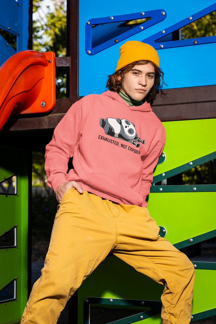 Exhausted, Not Expired - Men's Hoodie