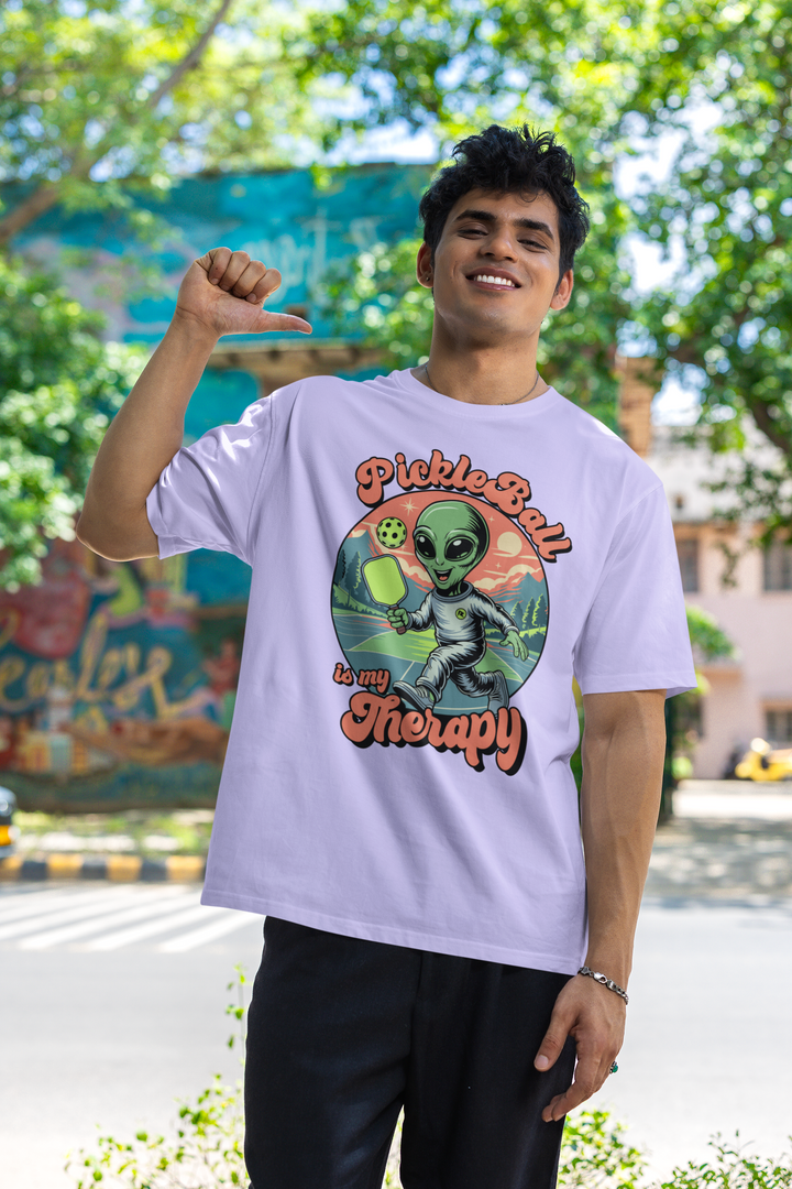 Pickleball is My Therapy - Men's Oversized Classic T-Shirt