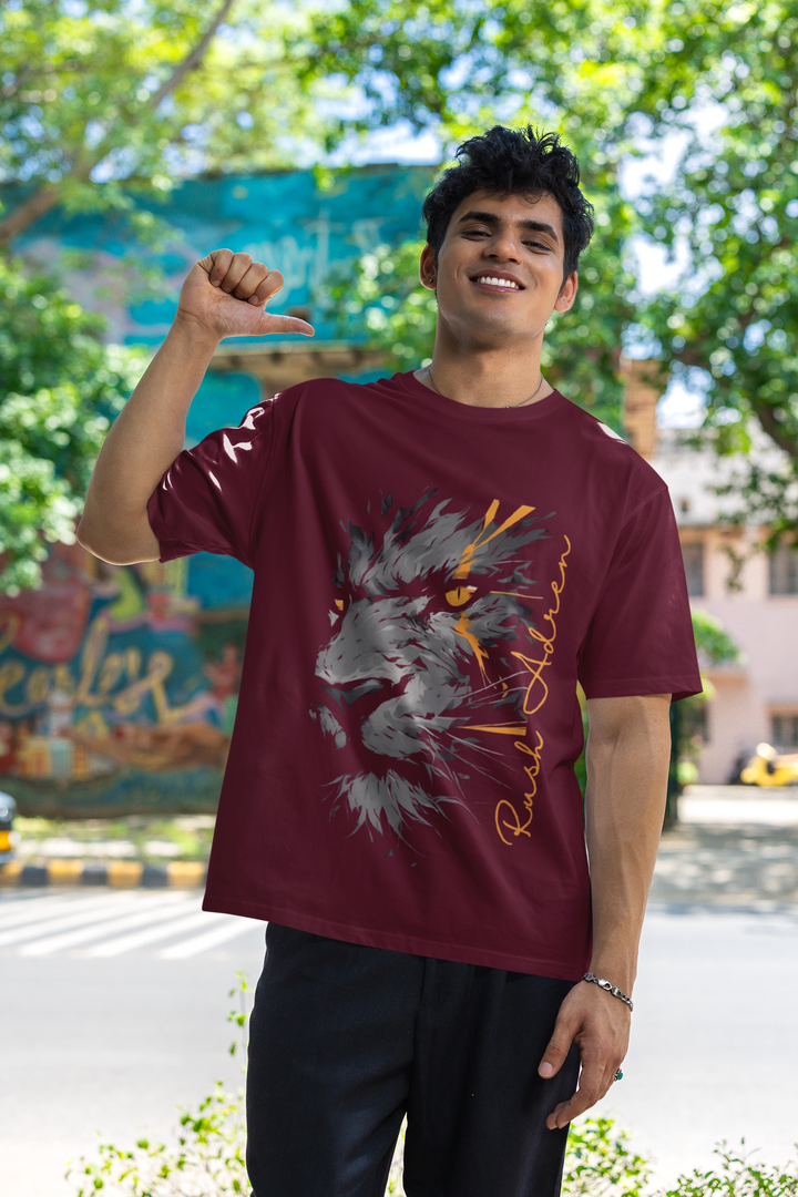 Fierce Lion Oversized Classic T-Shirt