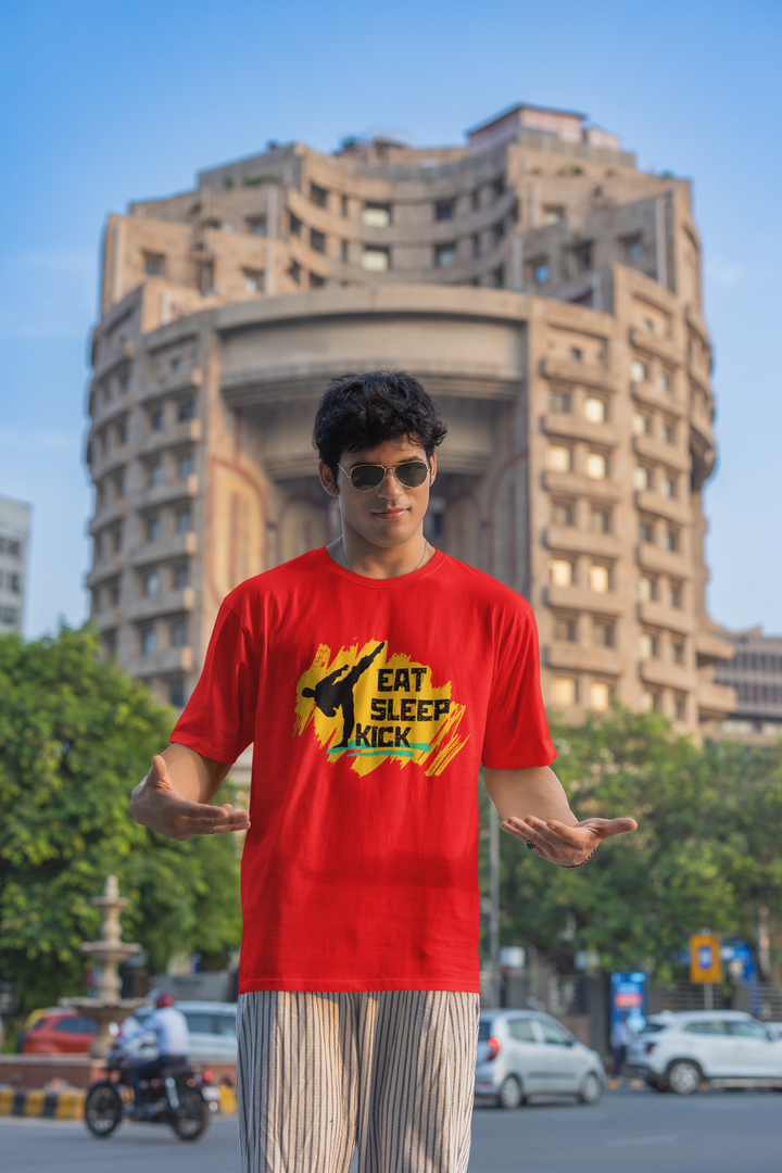 Eat Sleep Kick Oversized Classic T-Shirt