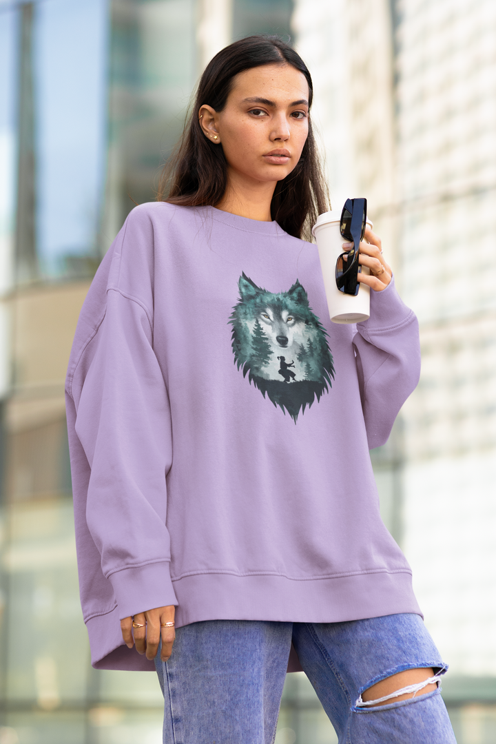 Spirit of the Wolf Oversized Sweatshirt