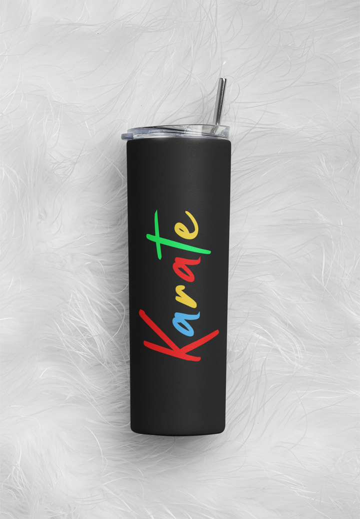 Karate Script Tumbler Bottle - 600 ml