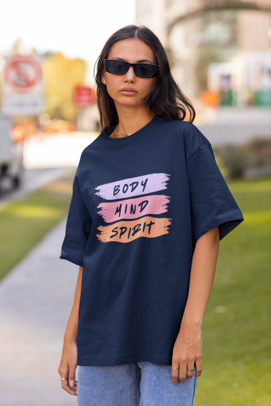 Body Mind Spirit Oversized Classic T-Shirt