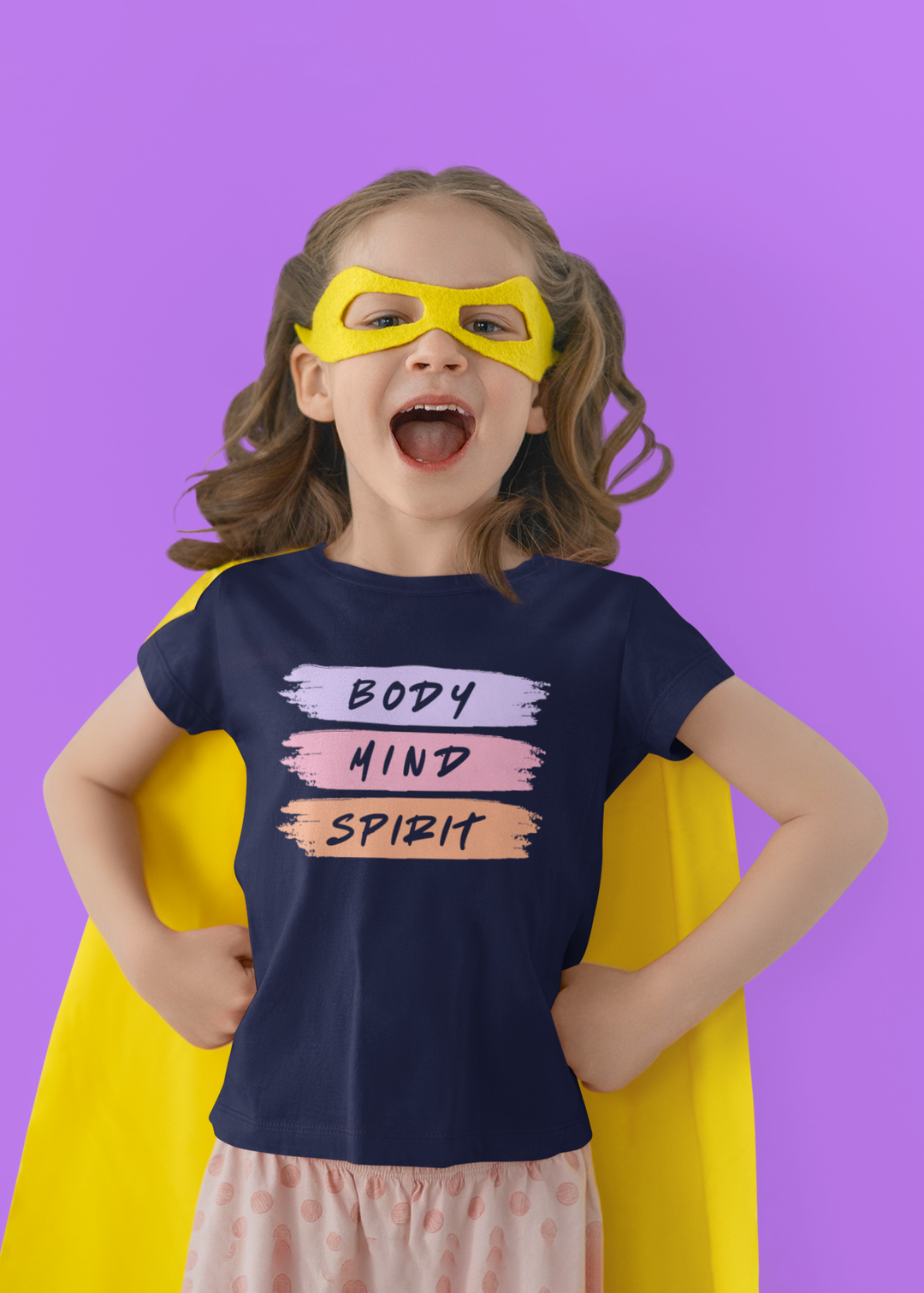 Girls Body Mind Spirit Graphic T-Shirt