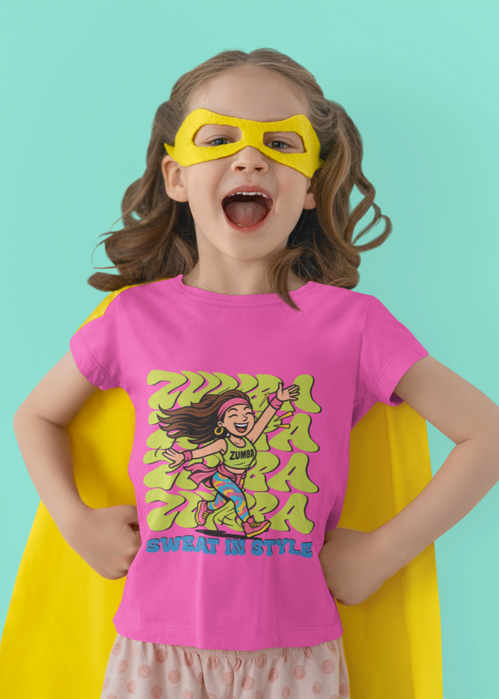 Zumba Sweat in Style - Girl's Crew Neck T-Shirt