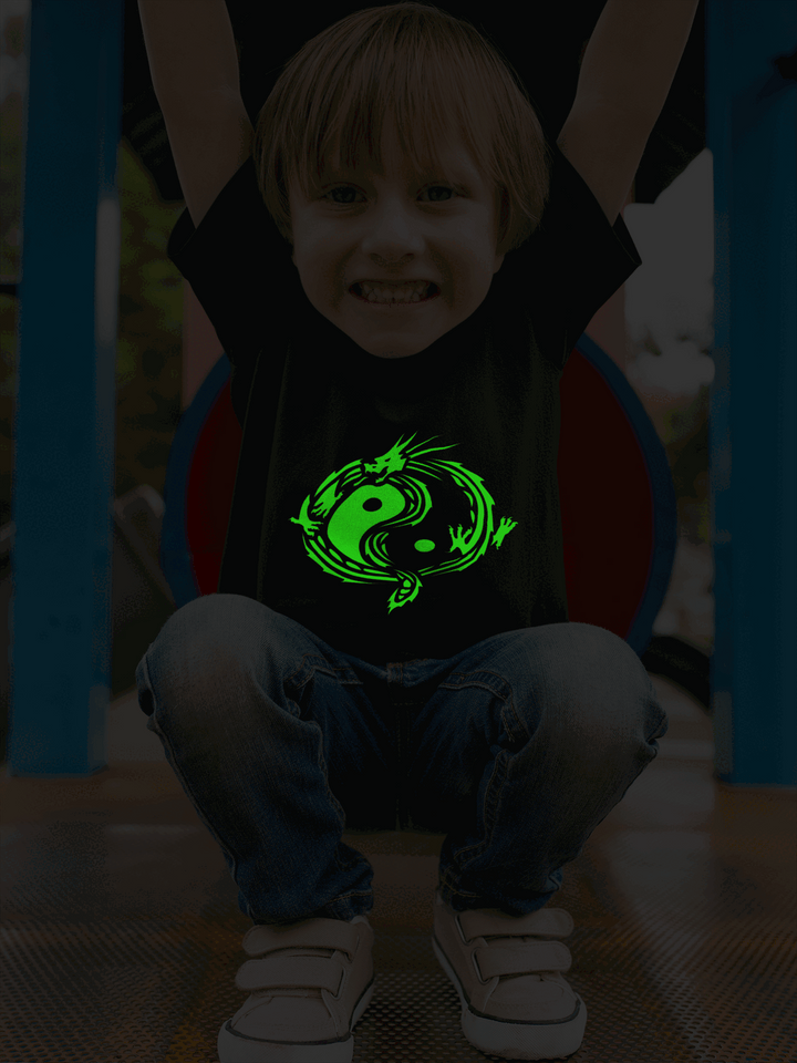 Boys Yin-Yang Glow-In-The-Dark T-Shirt