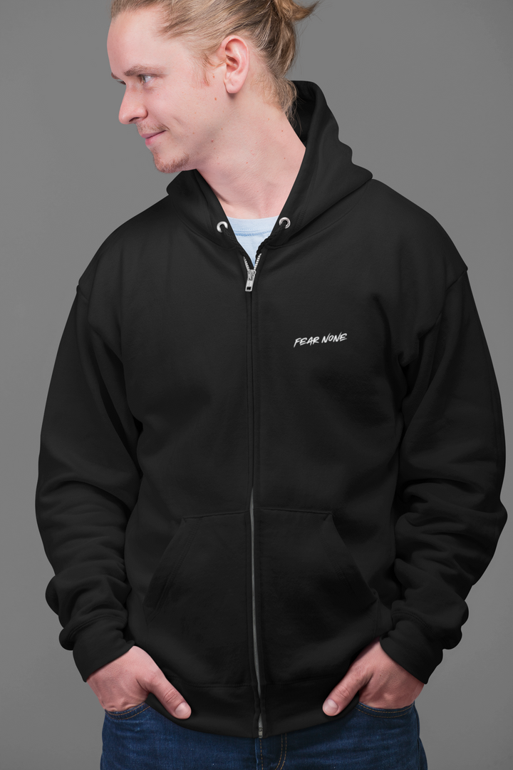 Men's Fear None Tiger Zip Hoodie