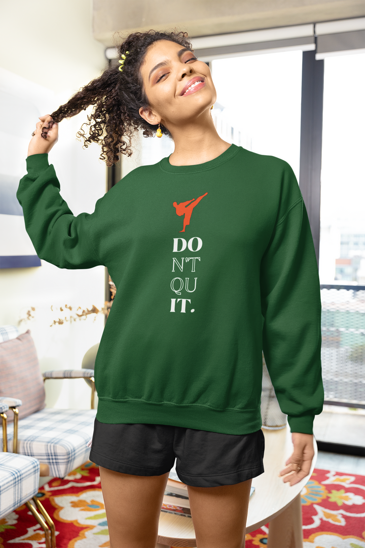 Don’t Quit Karate Oversized Sweatshirt