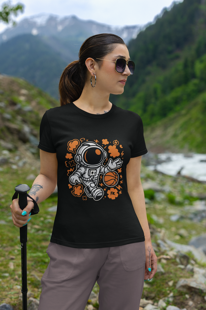 Cosmic Basketball Player -  Women's Classic T-Shirt