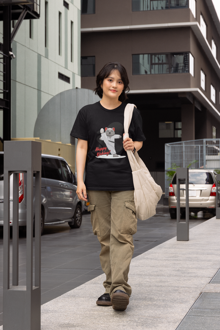 Happy Kicking Supima T-Shirts