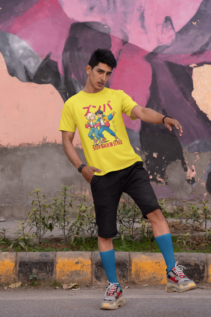 Step Back in Style - Men Classic Crew T-Shirt