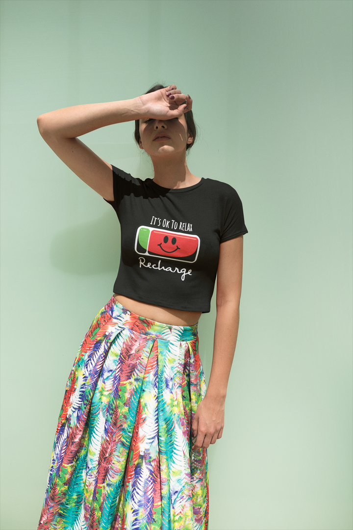 It’s OK to Relax Recharge Crop Top