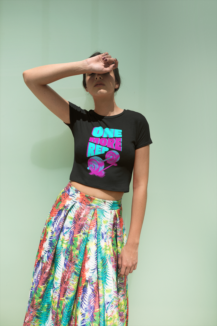 One More Rep  - Women's Crop Top