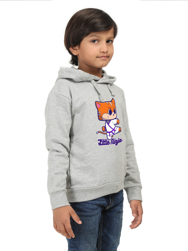 Boys Calm Cat Classic Hoodie