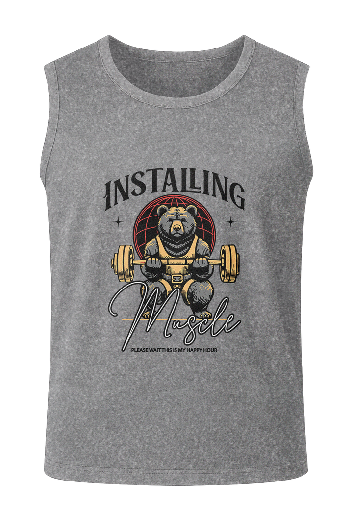 Installing Muscle - Men's Sleeveless T-Shirt