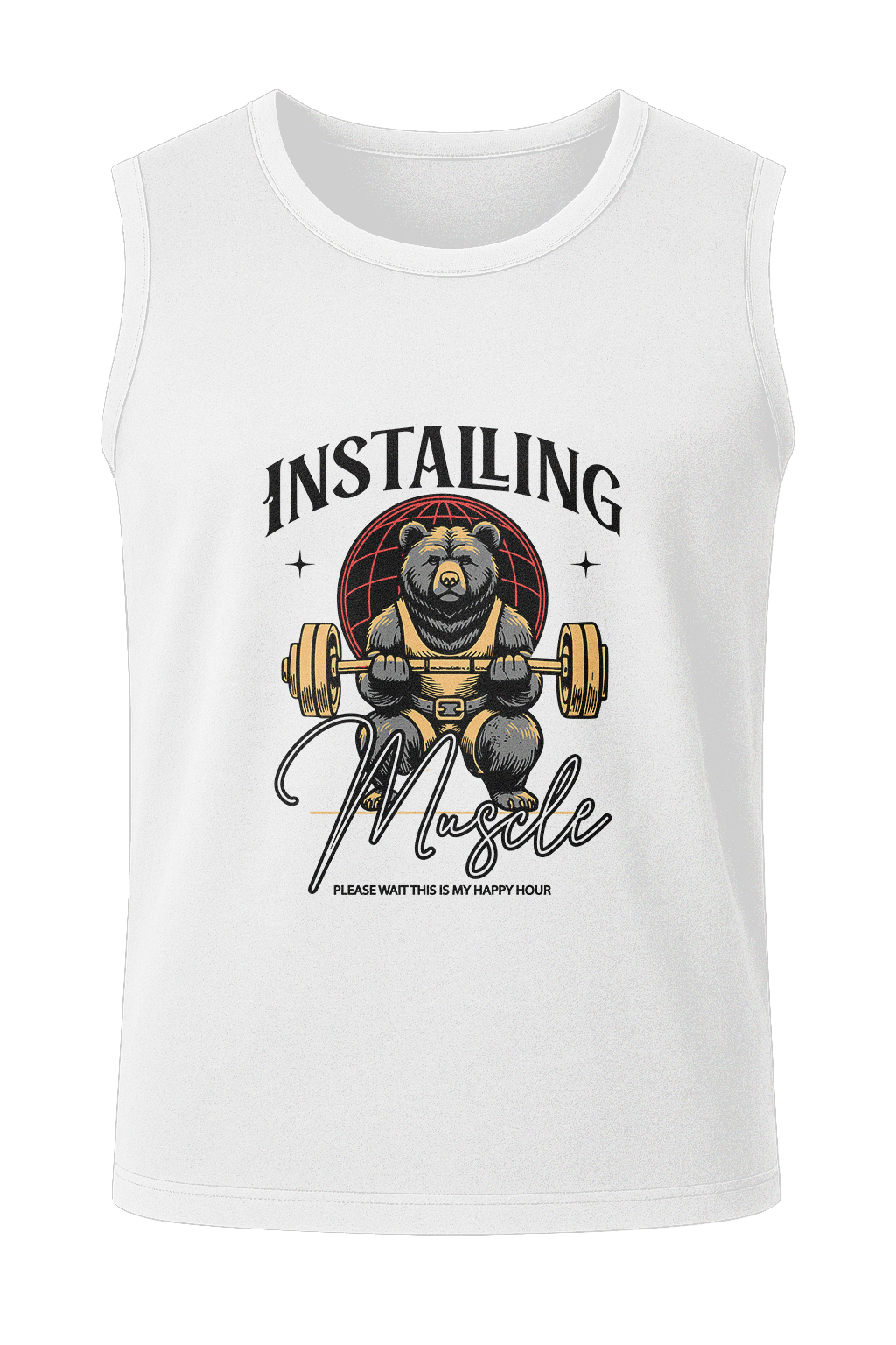 Installing Muscle - Men's Sleeveless T-Shirt