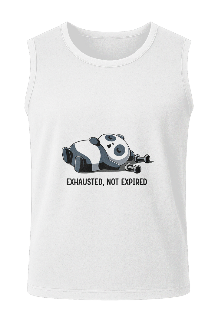 Exhausted, Not Expired - Men's Sleeveless T-Shirt