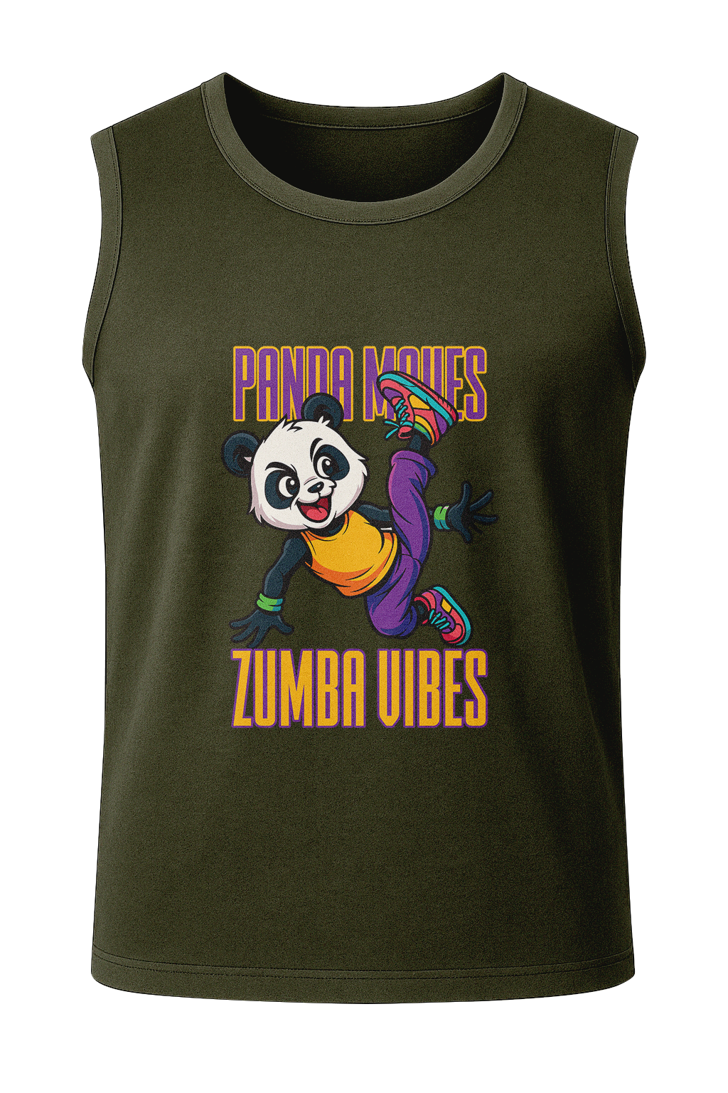 Panda Moves Zumba Vibes - Men's Sleeveless T-Shirt