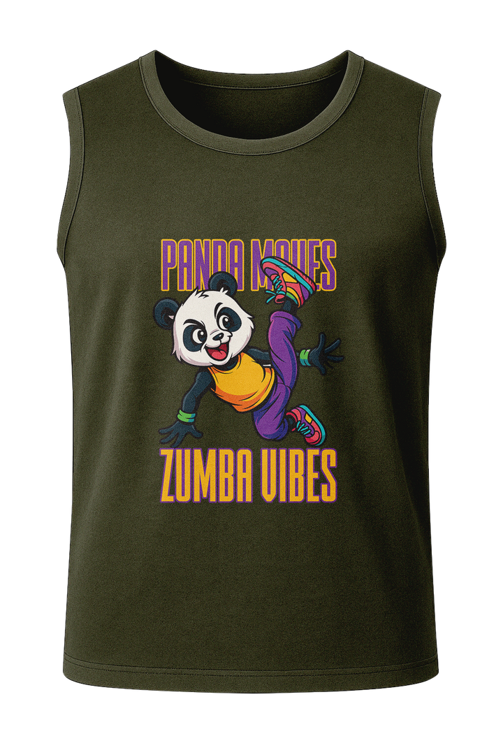 Panda Moves Zumba Vibes - Men's Sleeveless T-Shirt