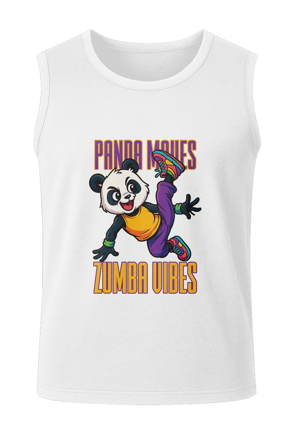 Panda Moves Zumba Vibes - Men's Sleeveless T-Shirt