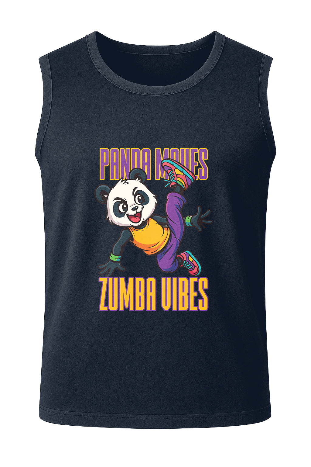 Panda Moves Zumba Vibes - Men's Sleeveless T-Shirt