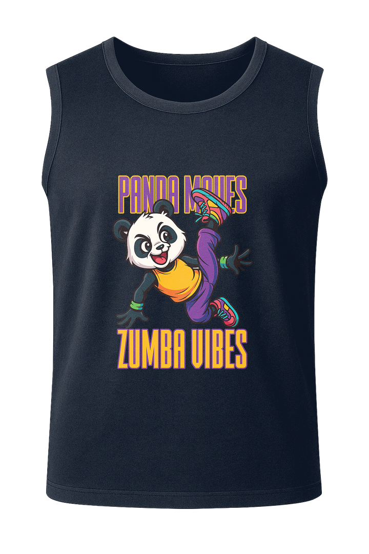 Panda Moves Zumba Vibes - Men's Sleeveless T-Shirt