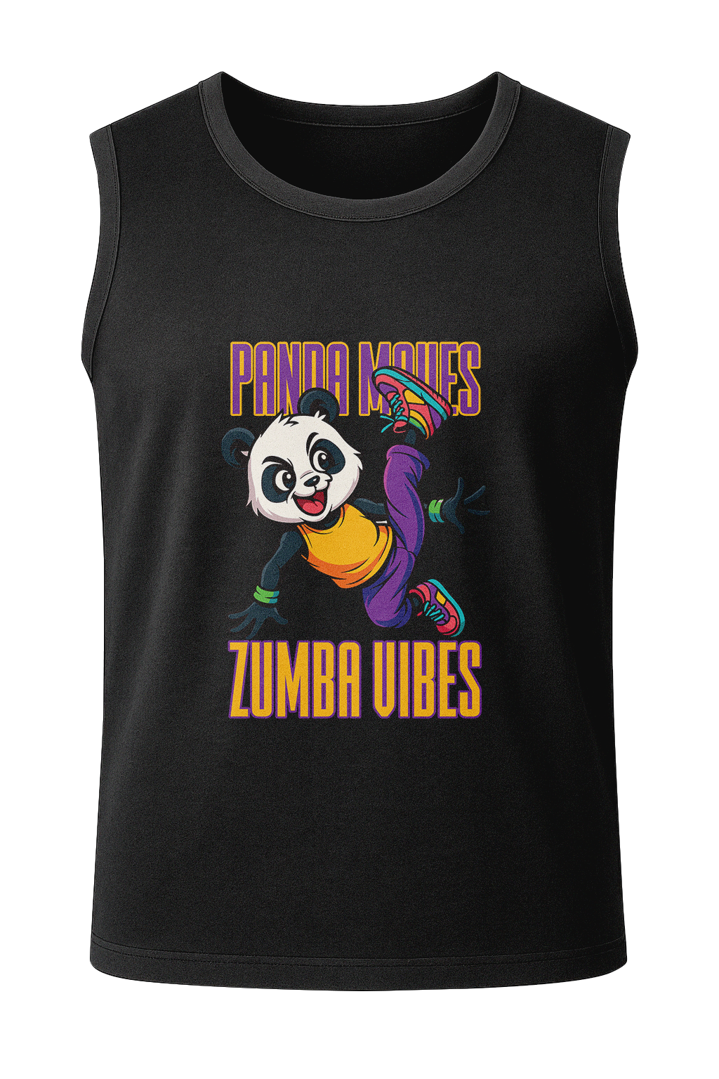 Panda Moves Zumba Vibes - Men's Sleeveless T-Shirt