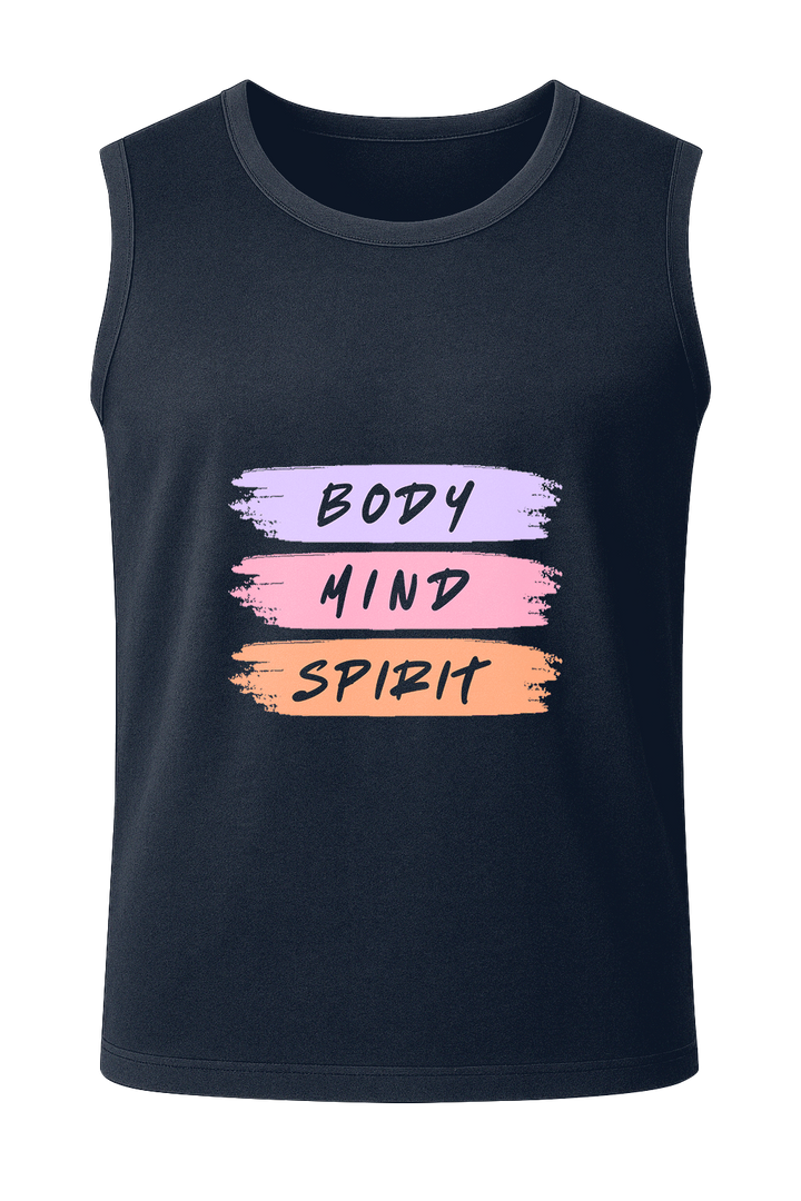 Body Mind Spirit Sleeveless T-Shirt