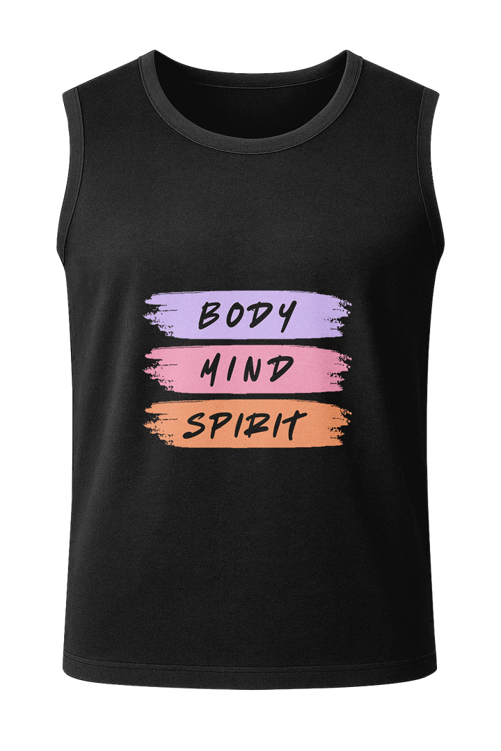 Body Mind Spirit Sleeveless T-Shirt