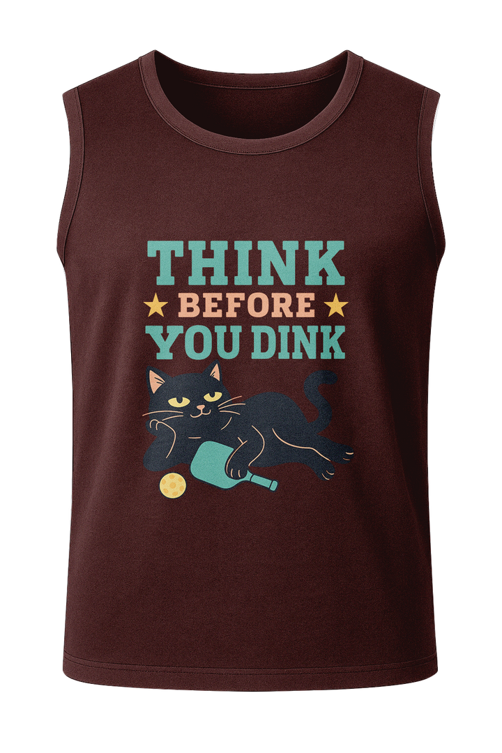 Think Before You Dink - Men's Sleeveless T-Shirt